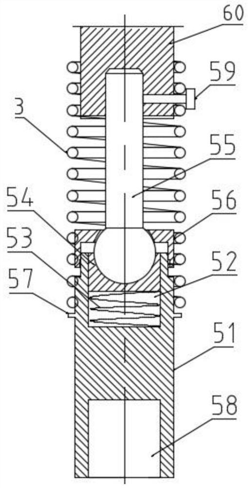 A psychological pressure relief boxing receptor swing part and its production and assembly equipment