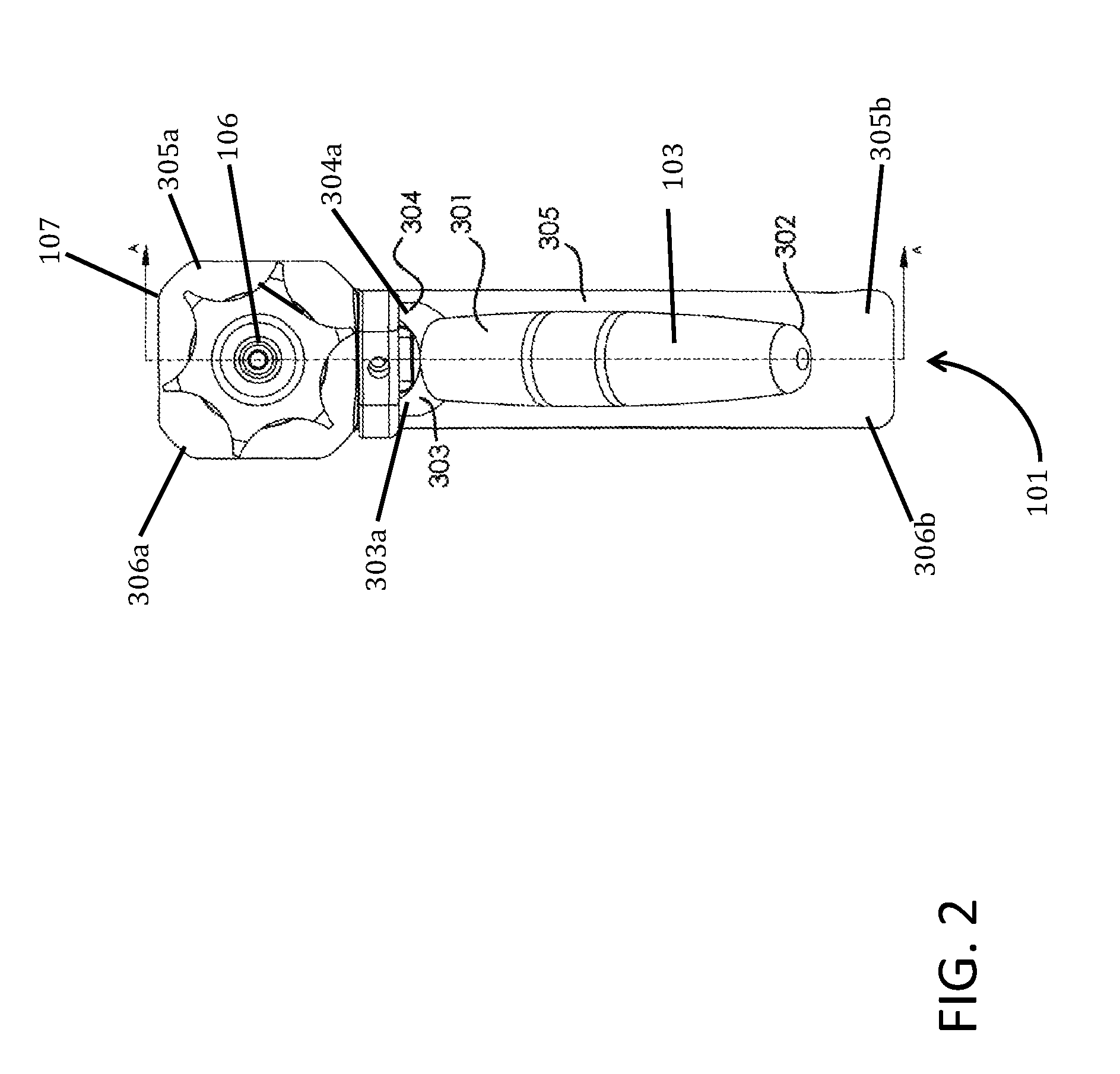 Hermetic rotating handle assembly for a surgical clip applier for laparoscopic procedures