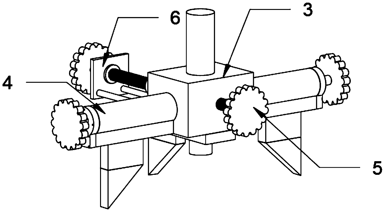 A rapid punching device for auto parts