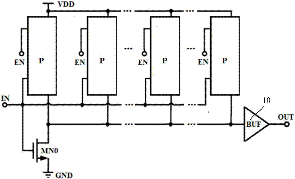 Discrete threshold value voltage comparator with zero static power consumption