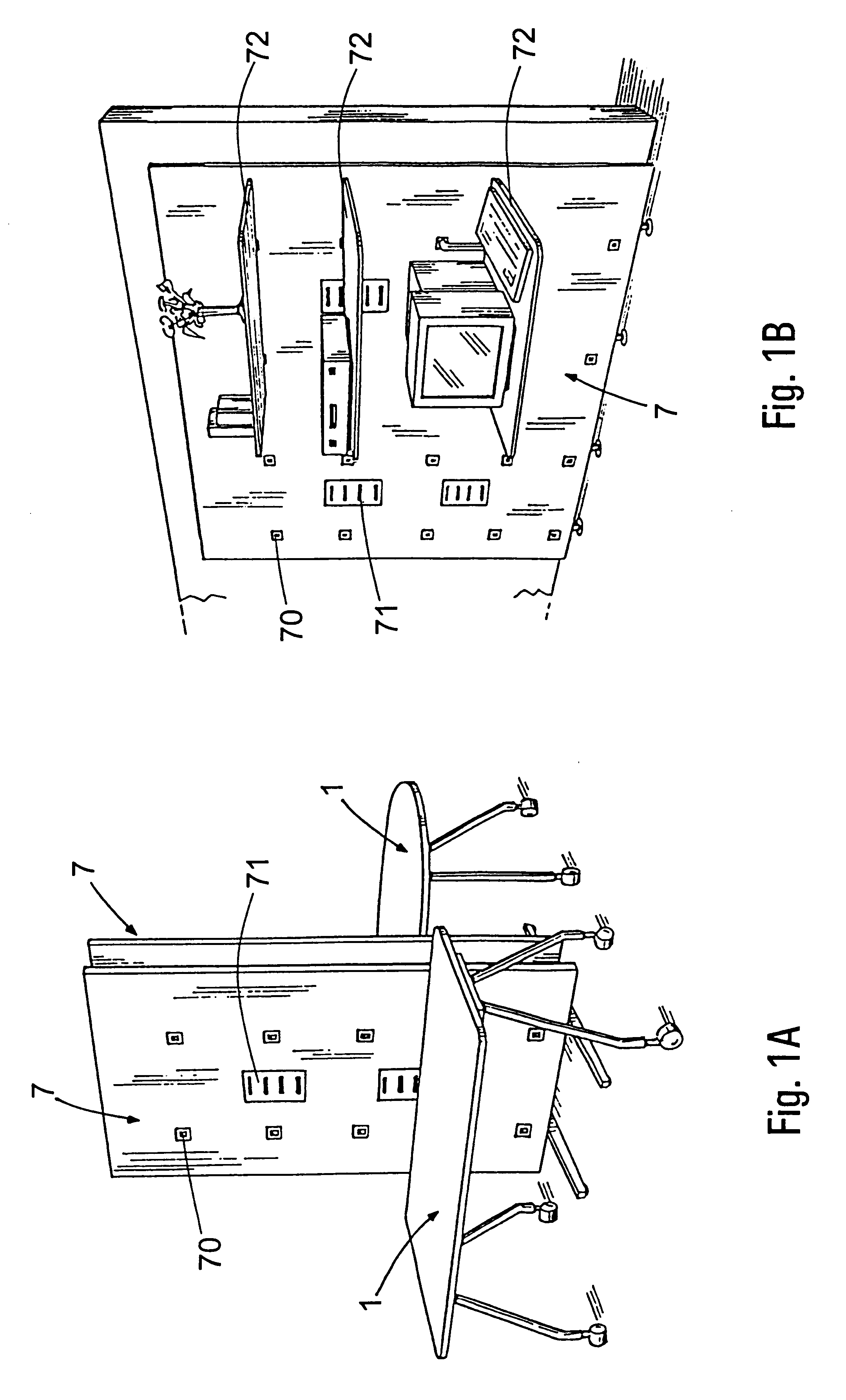 Movable office furniture