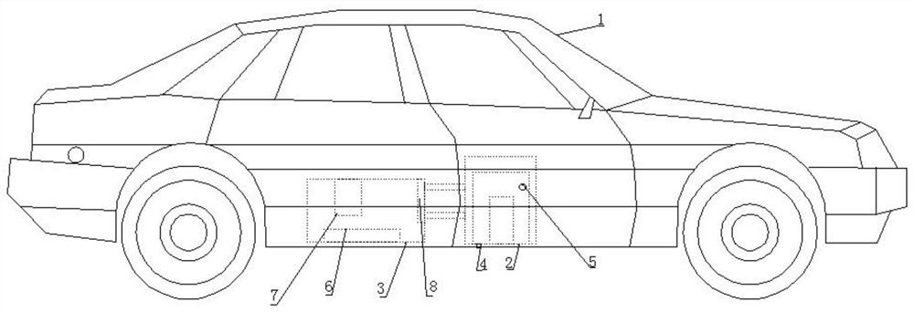 A new energy vehicle with charging reminder function