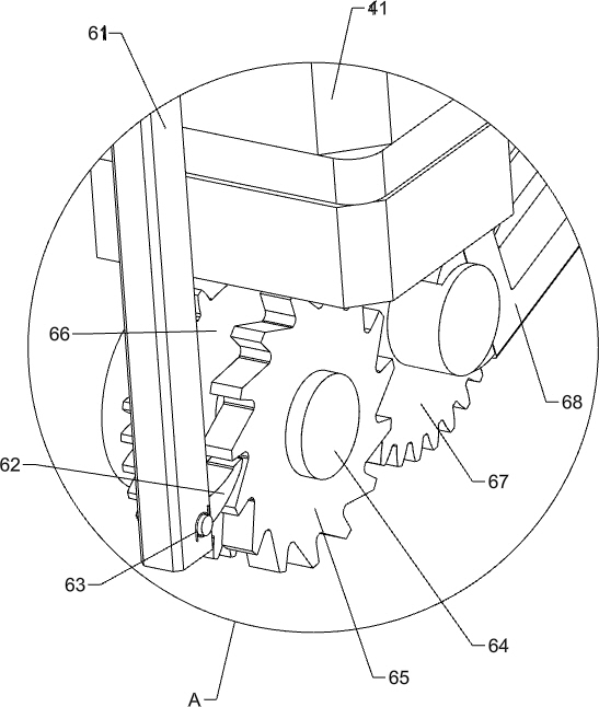 A lifting type medicine fumigation device for medical use