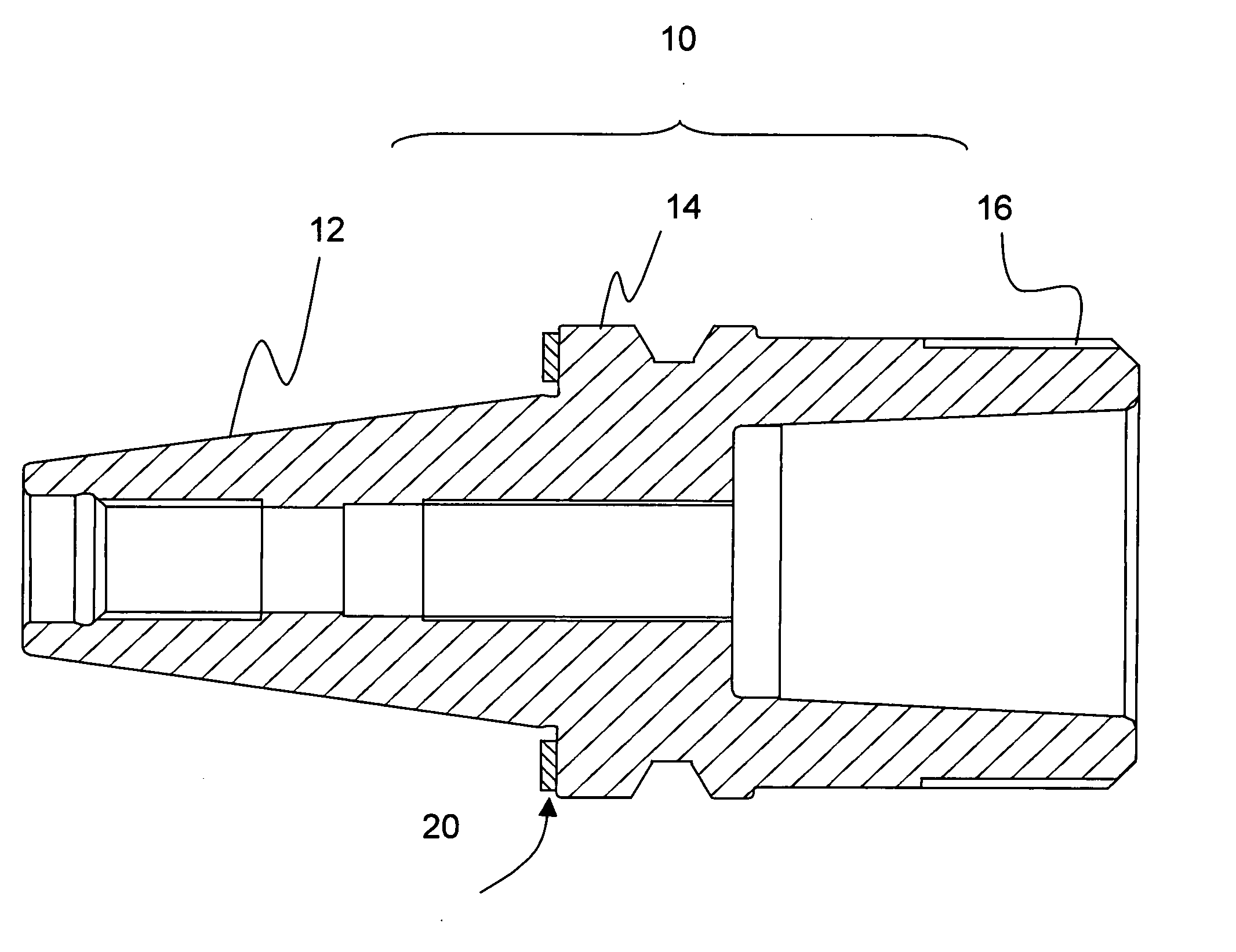 Clamping device for a tool