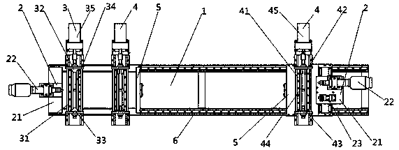 T-shaped piston rod processing positioning device