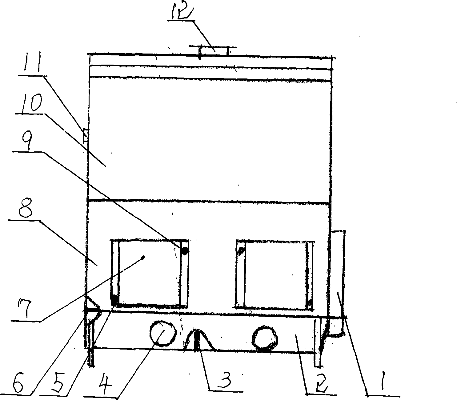 Production method for drying anhydrous sodium sulfate using fluidized bed