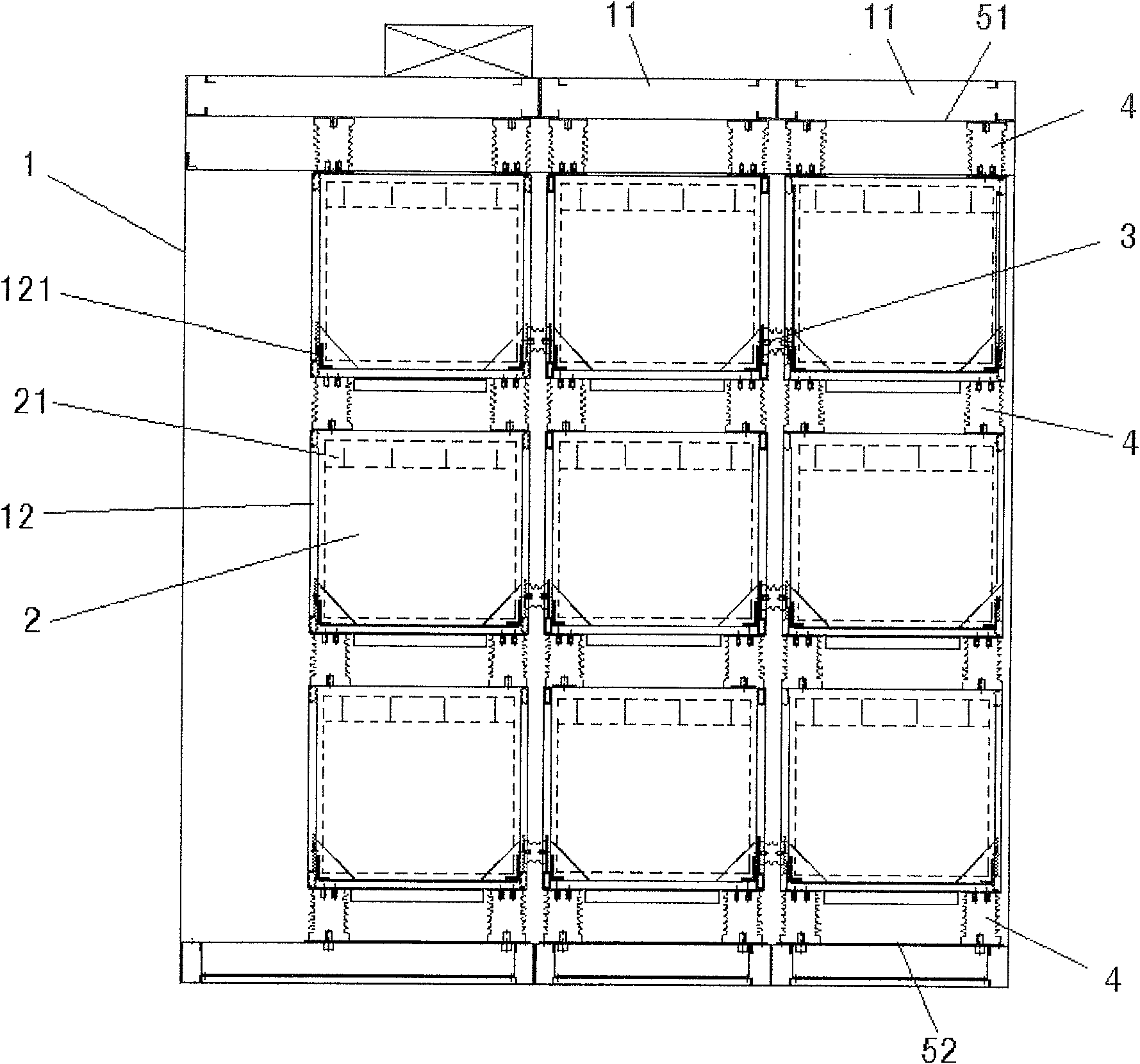 Power module cascade connection converter valve