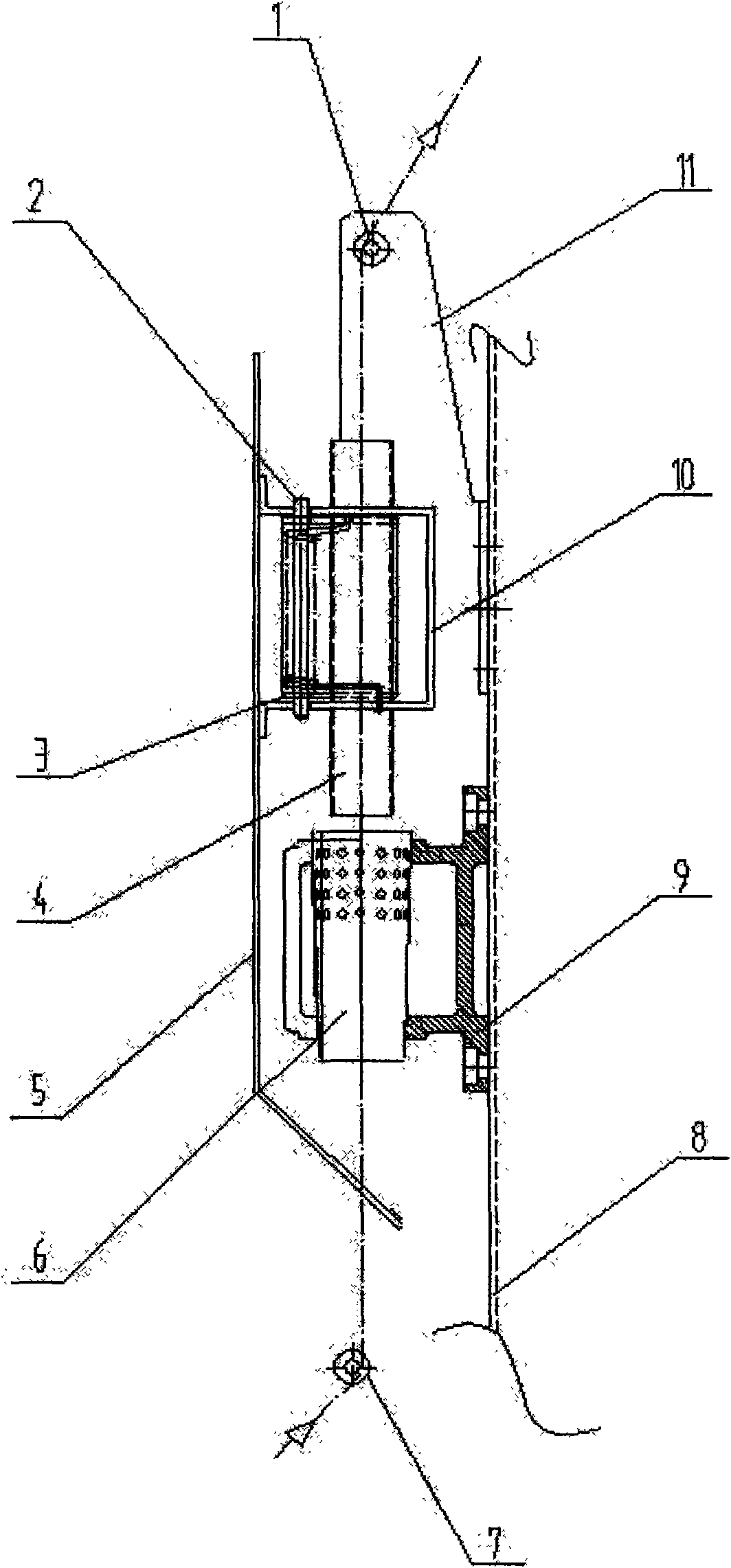 Jet combustion device for yarn singeing machine