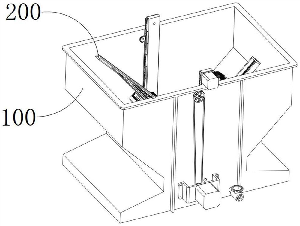 Automatic turning-over and cleaning component applied to recovery processing of old and useless circuit board