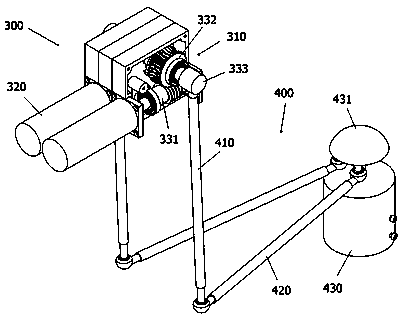 Automobile gear shifting mechanical hand based on space parallel connection four-connecting-rod mechanism and control method of automobile gear shifting mechanical hand