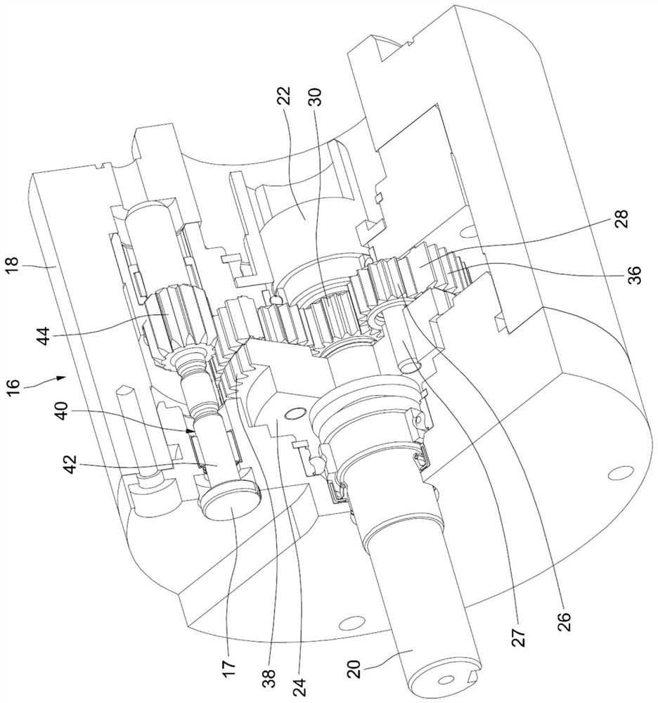 Planetary gear train advantageously used in a servo motor system, method and servo motor system using the planetary gear train