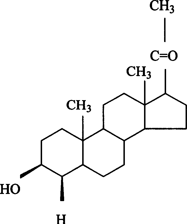 Pregnenolone in steroid species and isomeric compound in application of preparing medicaton for treating high blood pressure