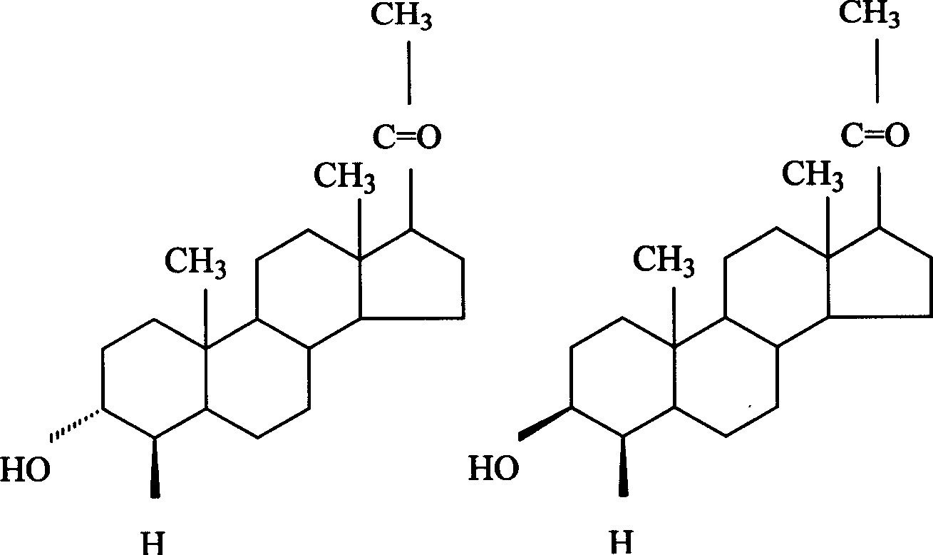 Pregnenolone in steroid species and isomeric compound in application of preparing medicaton for treating high blood pressure