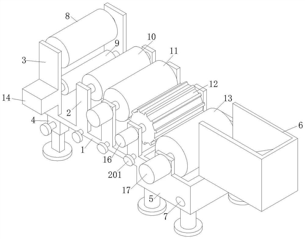 Printing machine with flexographic printing head