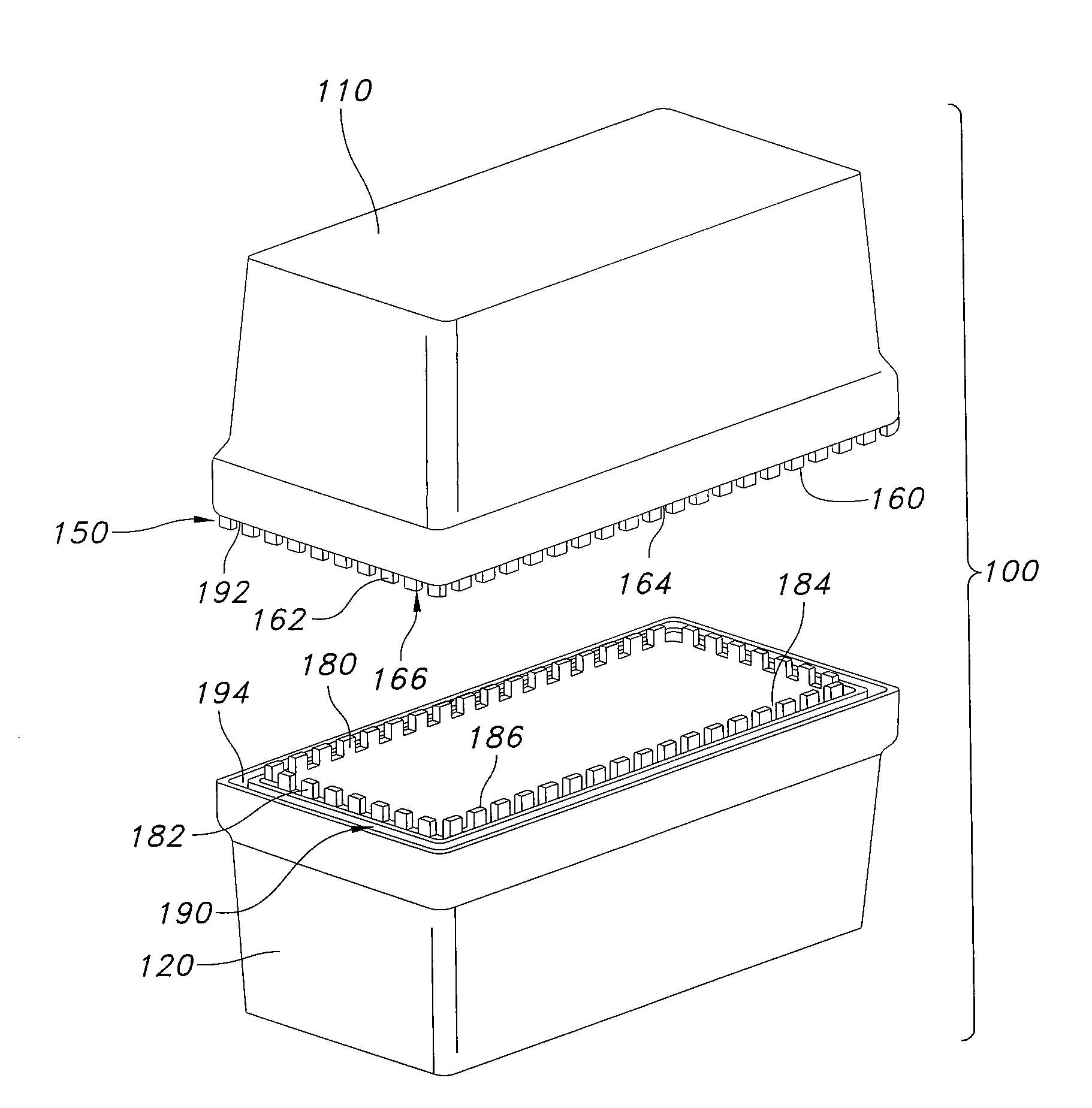 Electro-conductive contact structure for enclosure sealing in housings