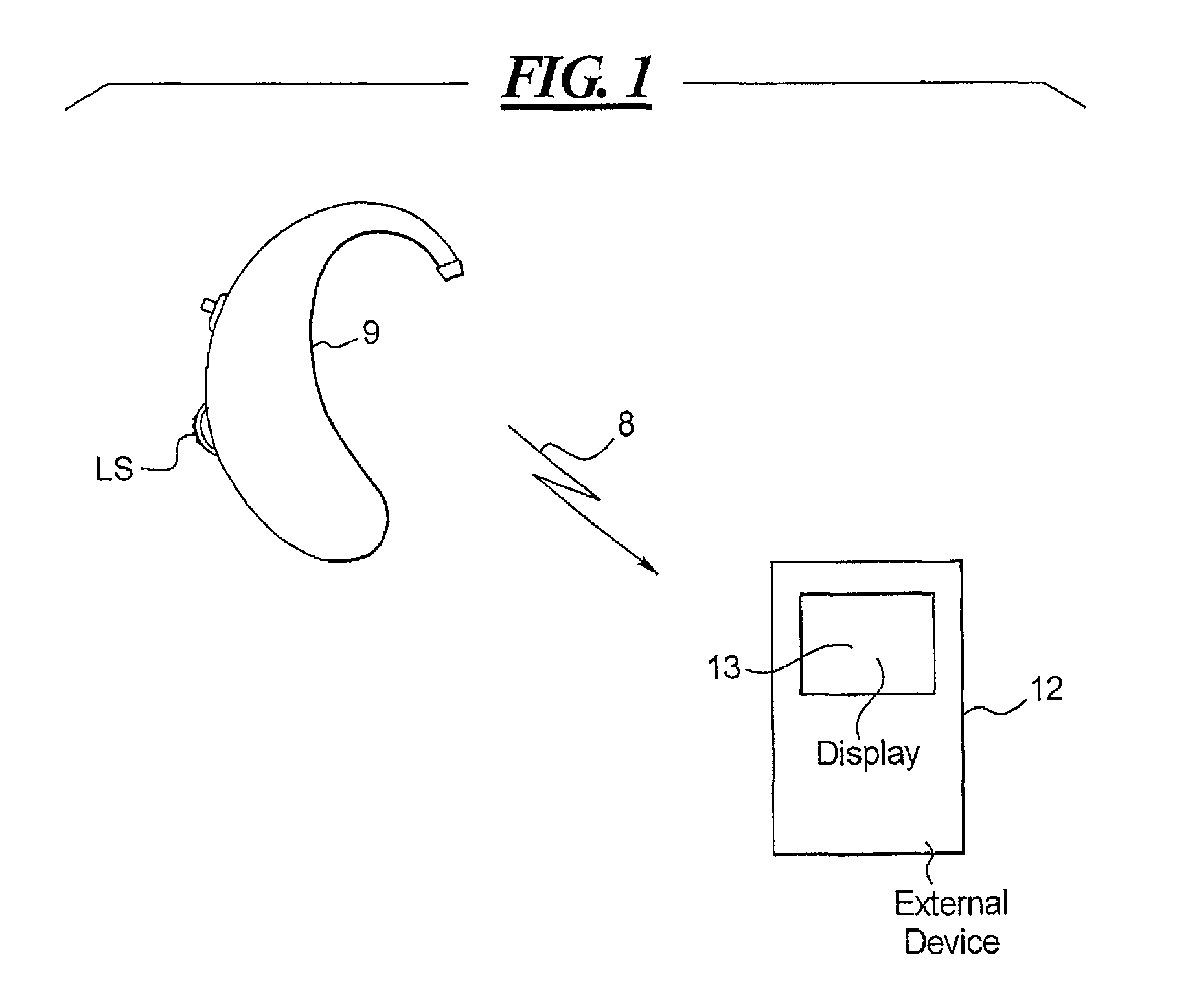 Hearing device and method for monitoring the hearing ability of a person with impaired hearing