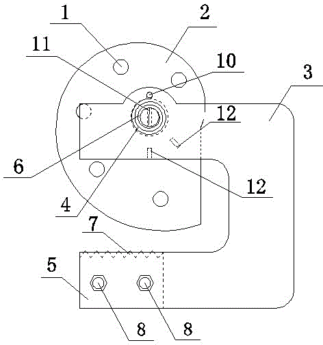 Self-locking type safety clamp capable of being rapidly mounted and detached