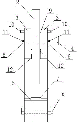 Self-locking type safety clamp capable of being rapidly mounted and detached