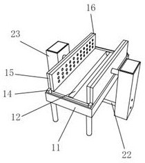 Uniform moxa fumigation device for endocrine treatment