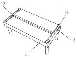 Uniform moxa fumigation device for endocrine treatment