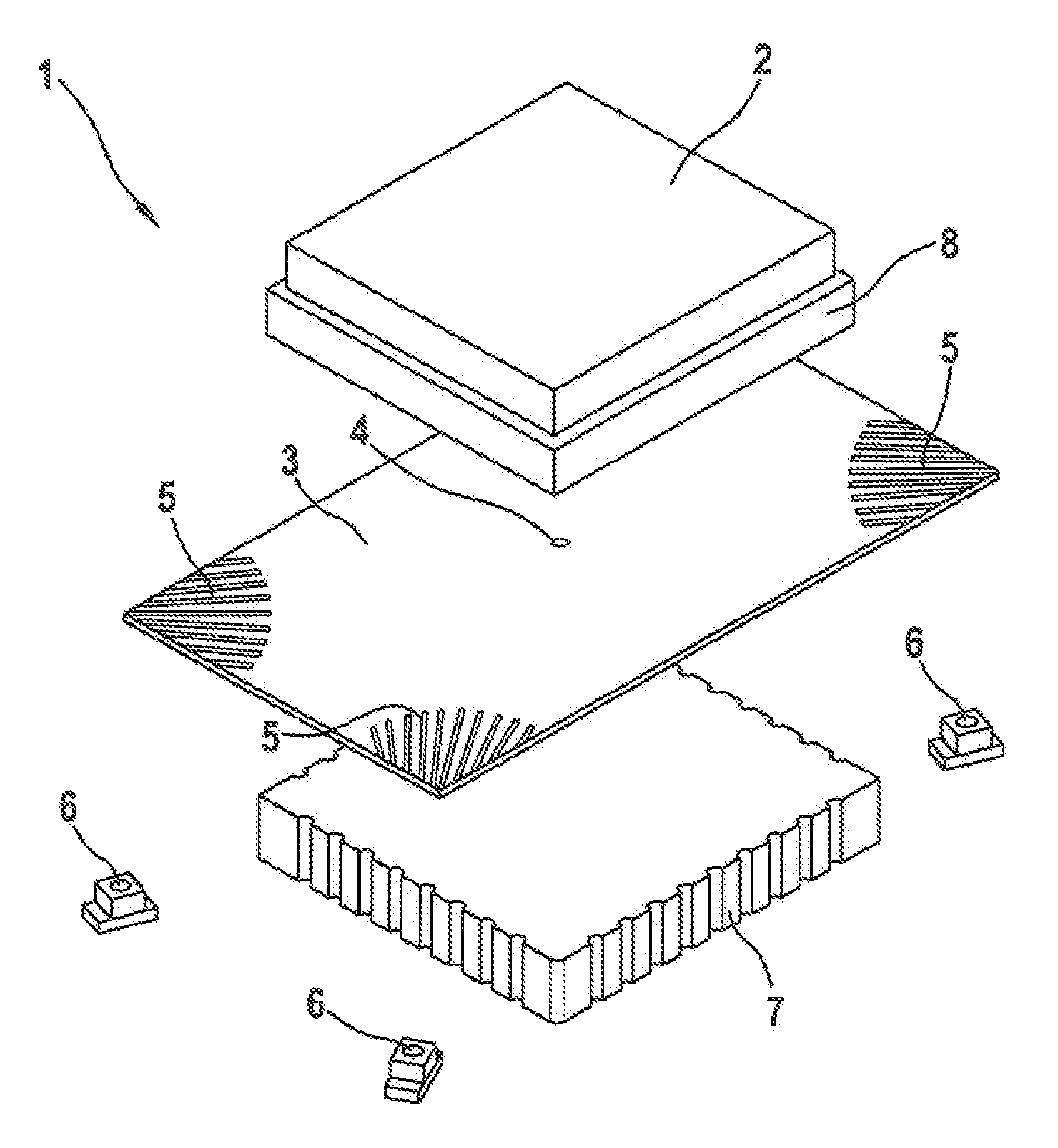 System and method for optically imaging objects on a detection device by a pinhole aperture