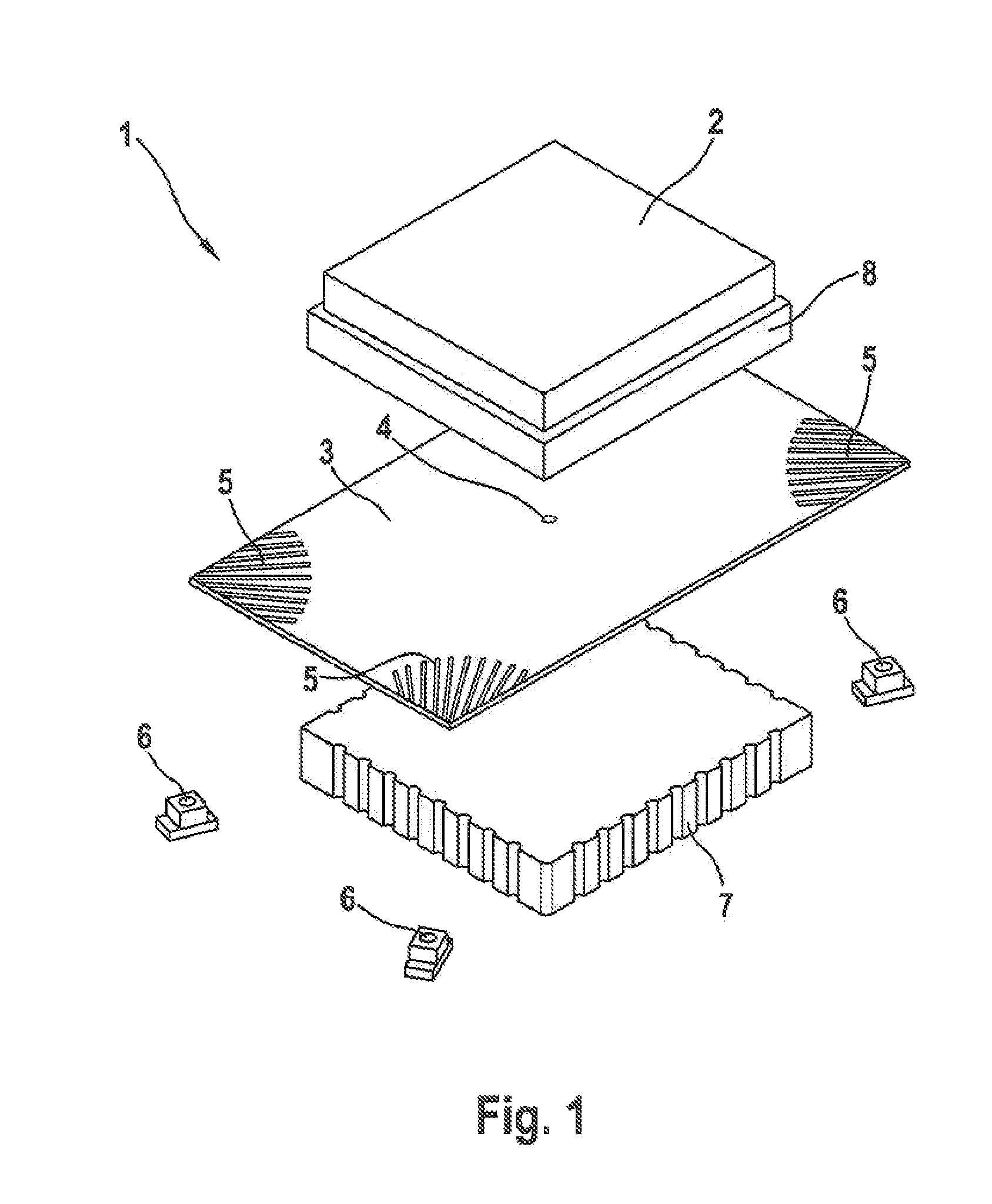 System and method for optically imaging objects on a detection device by a pinhole aperture