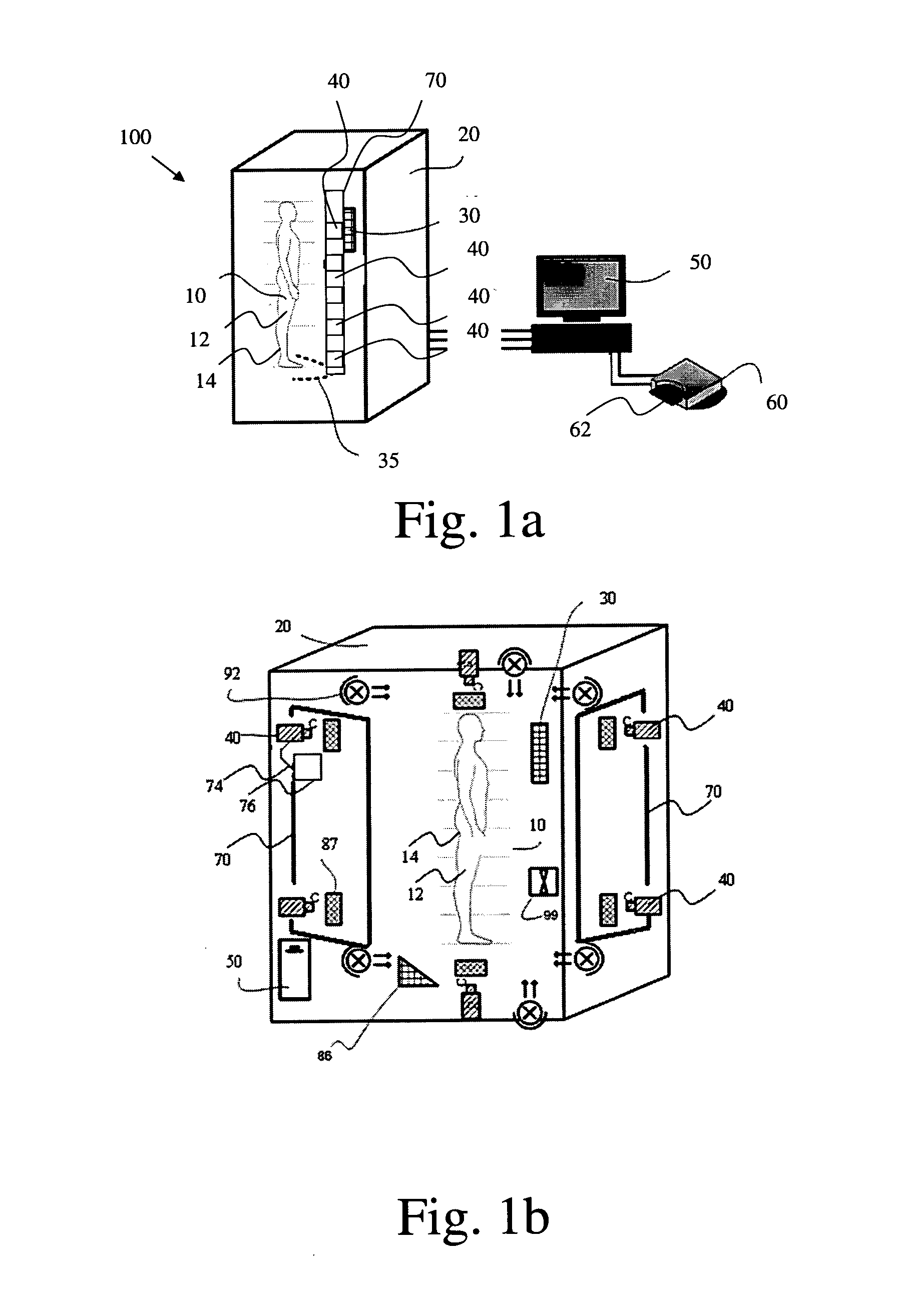 System and method for scanning a human body