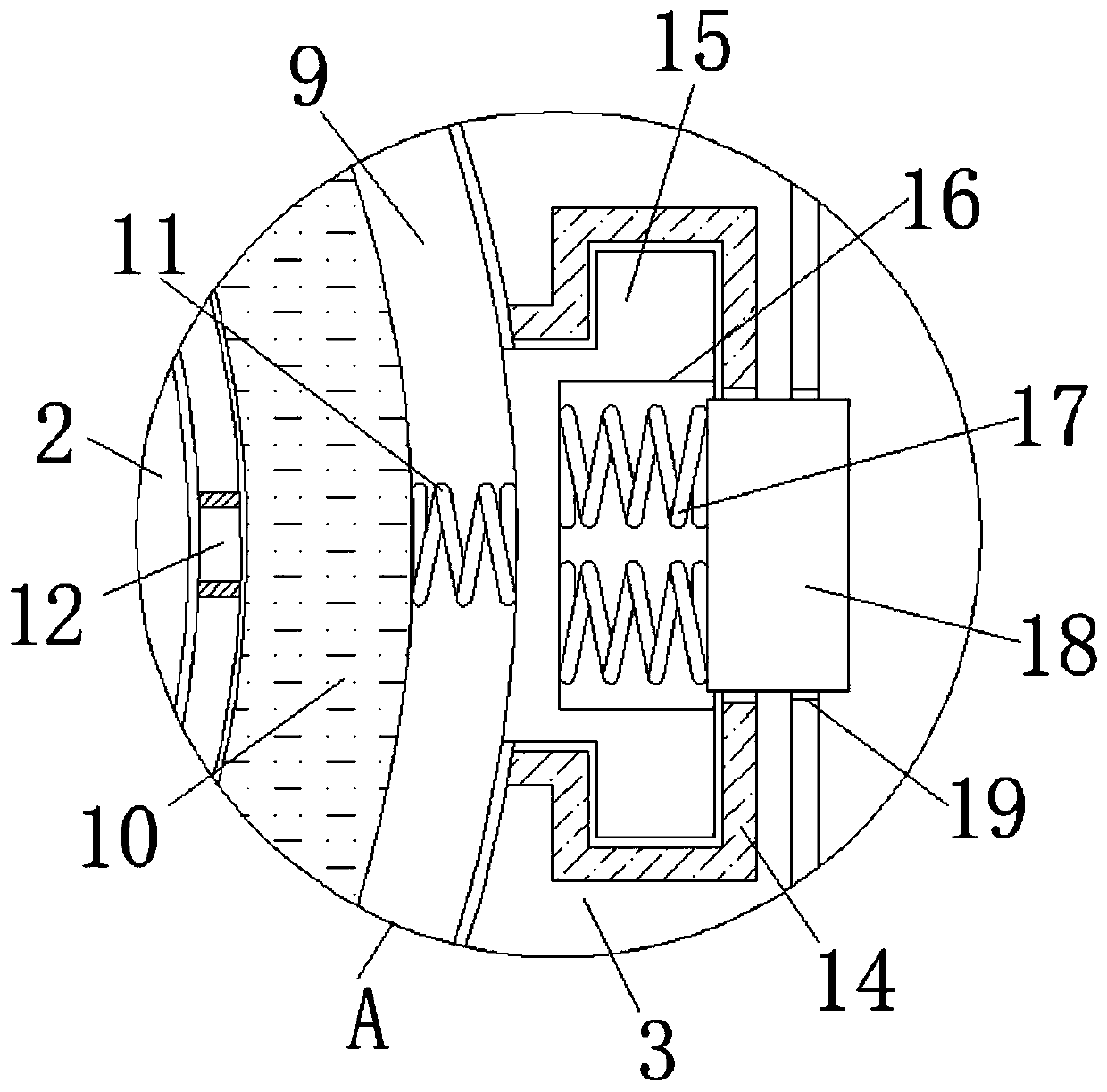 Omnibearing component display device for Internet of Things