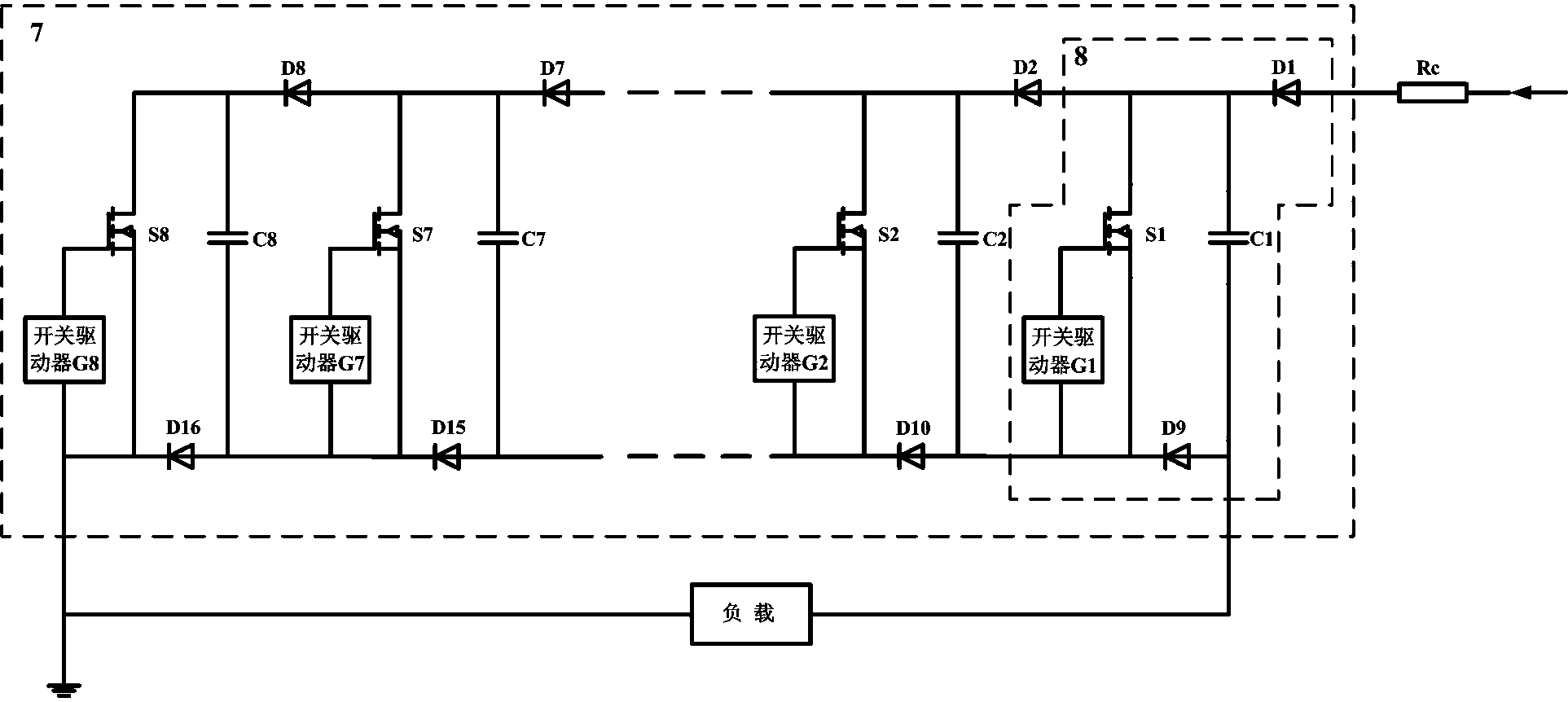 FPGA (field programmable gate array) control-based all-solid-state high-voltage nanosecond pulse generator