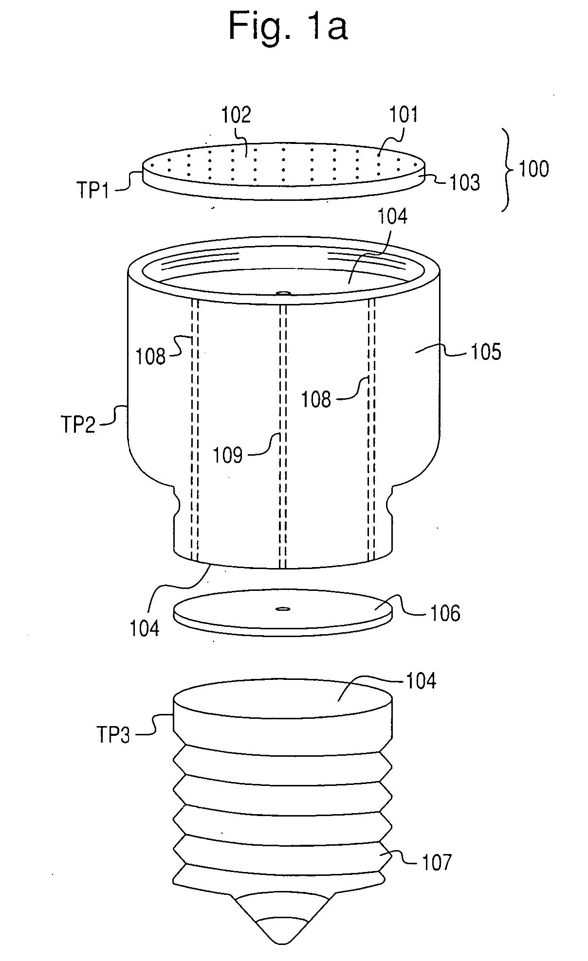 Solid state lighting device with improved thermal management, improved power management, adjustable intensity, and interchangable lenses