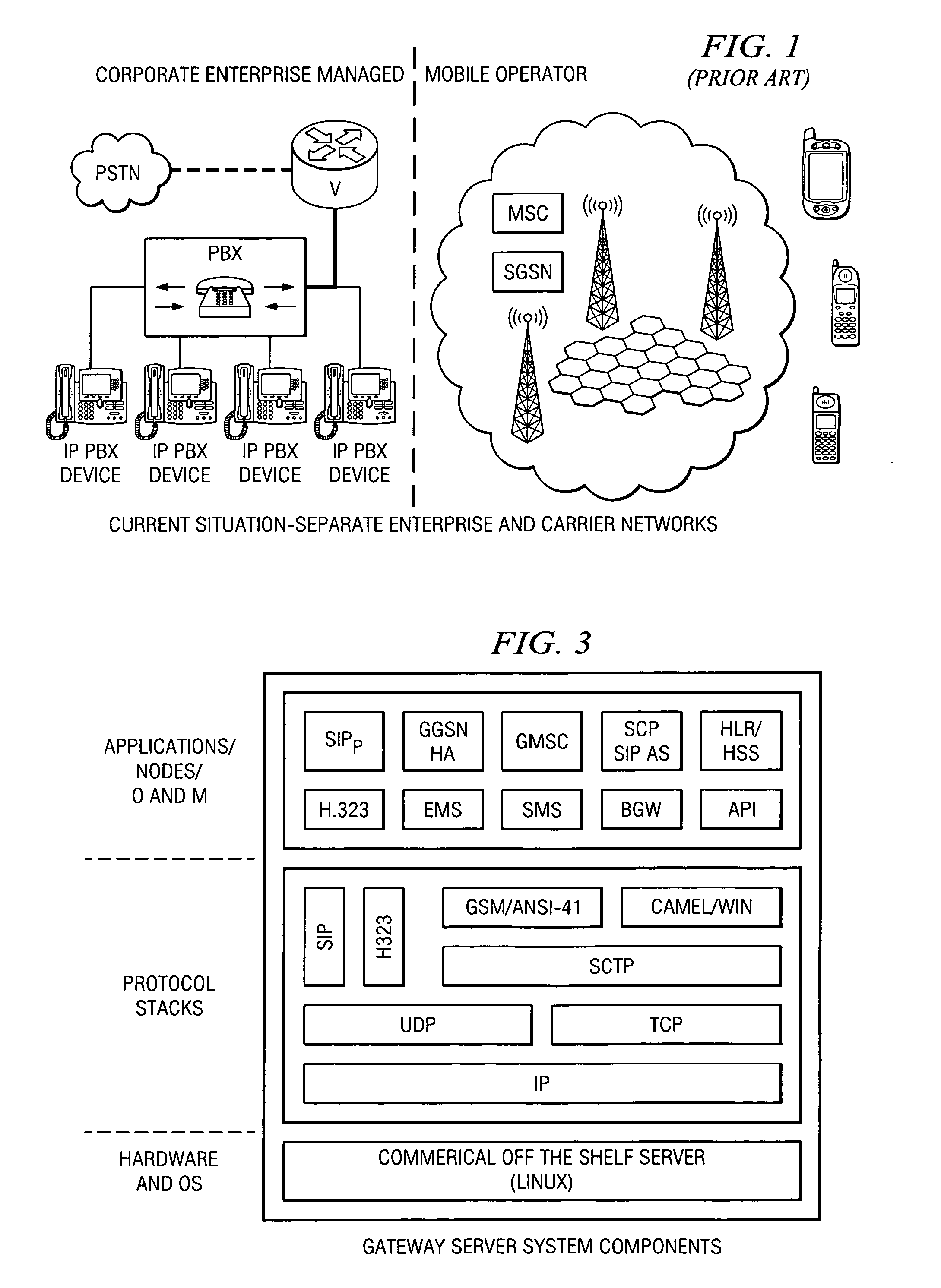 Mobile application gateway for connecting devices on a cellular network with individual enterprise and data networks