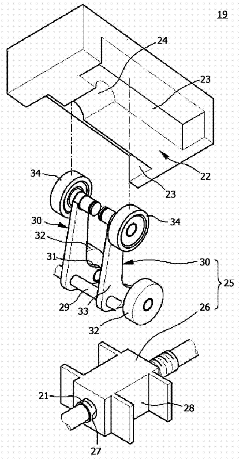 Warming therapeutic instrument,and upward and downward movement adjusting device for the same