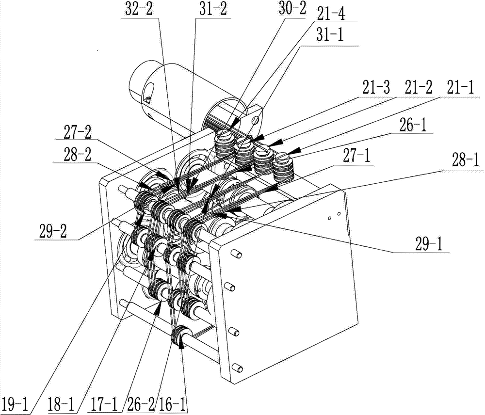 Driving mechanism for multi-degree-of-freedom flexible robot for single-incision laparoscopic minimally invasive surgery