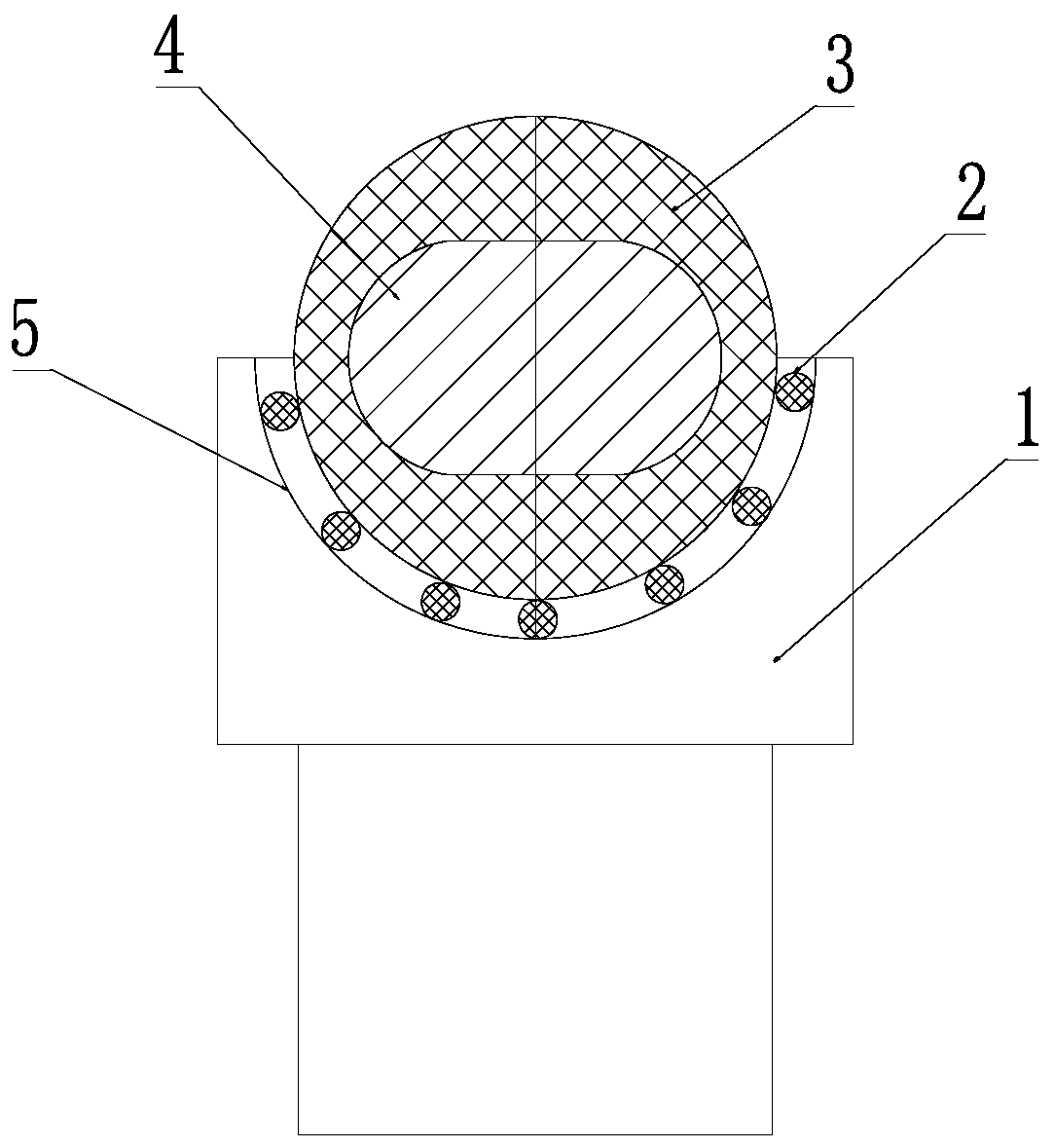 Composite material pipe fiber winding and molding method