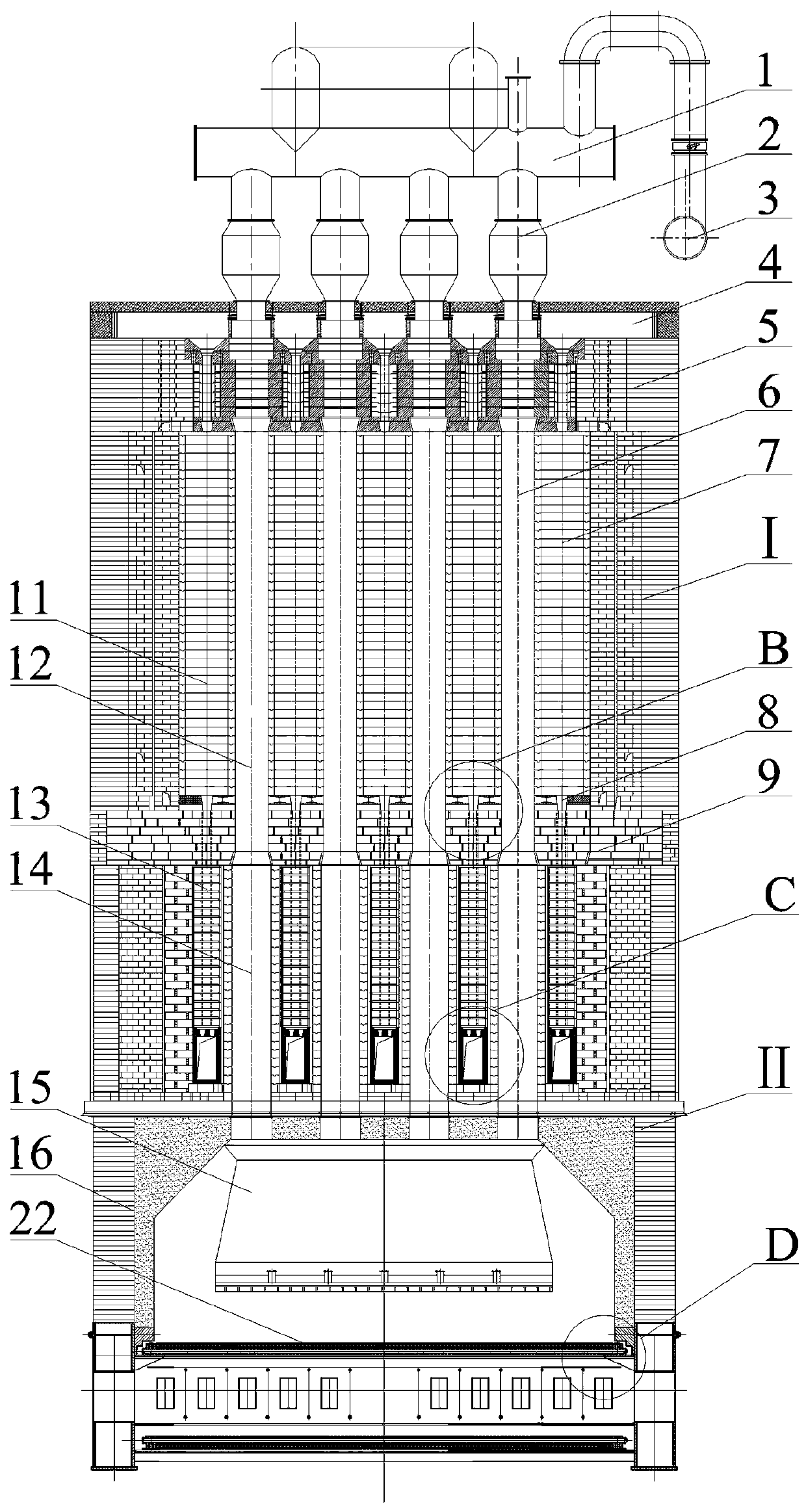 VOCs (Volatile Organic Compounds) waste gas adsorbent regeneration pyrolysis furnace