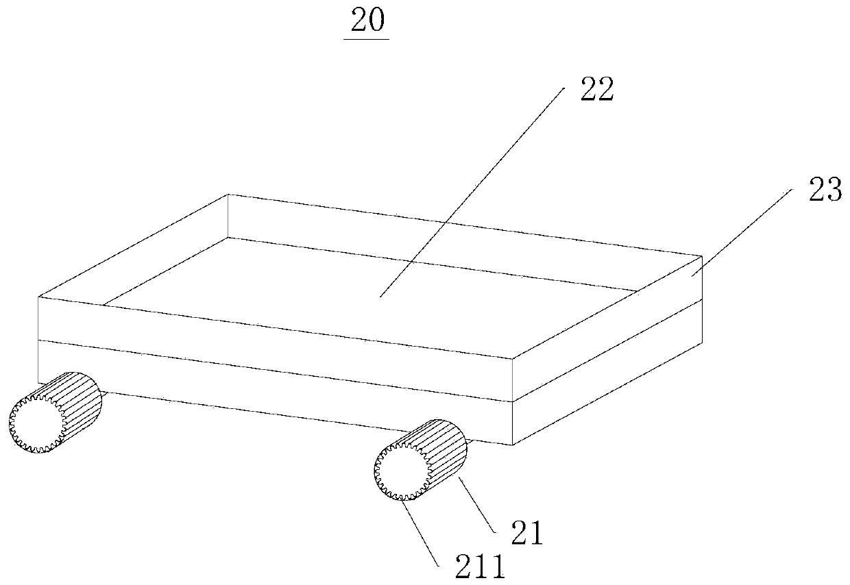 Material transportation system and warehouse