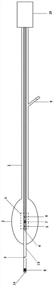 Renal artery sympathetic nerve laser ablation catheter