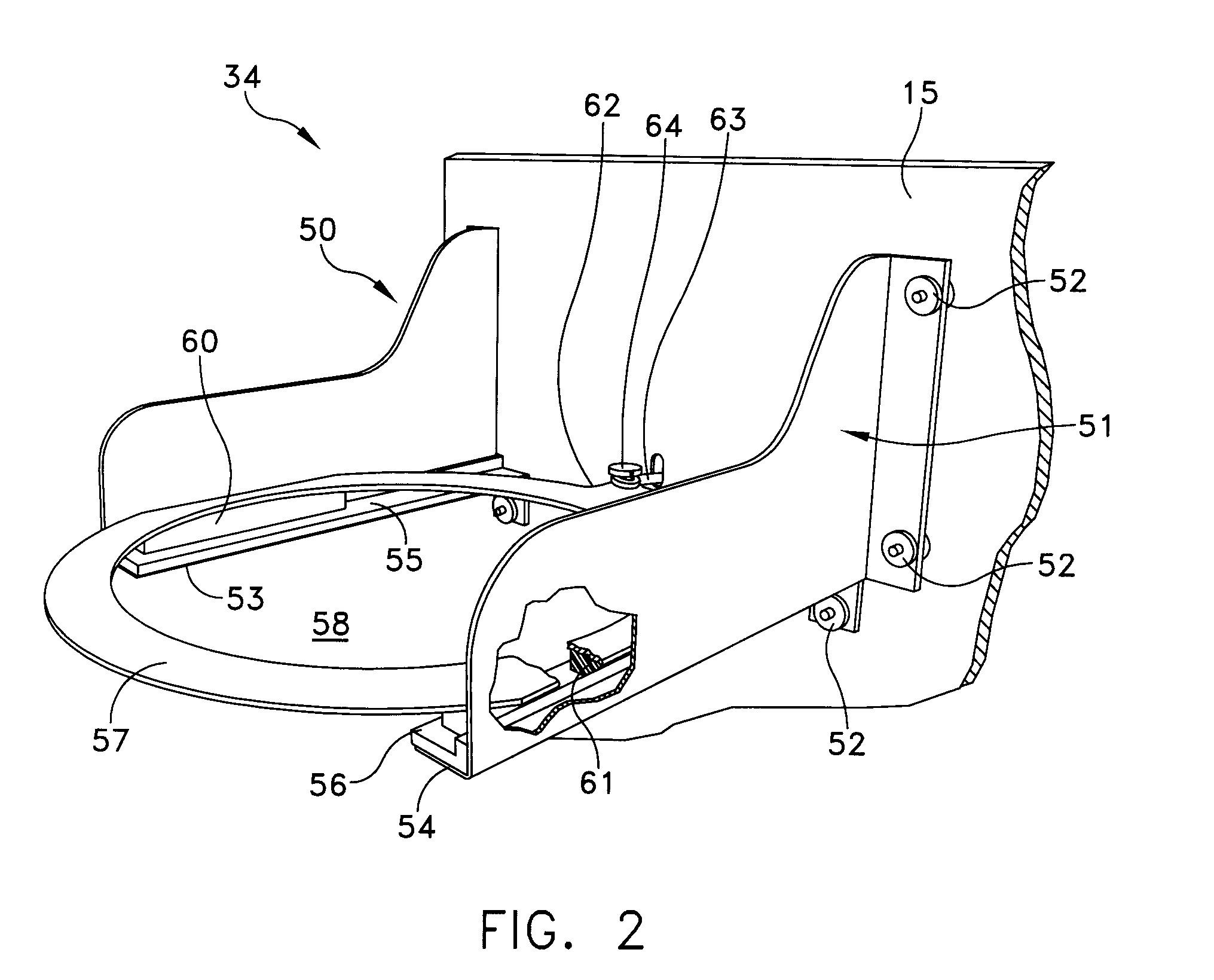 Apparatus for coating an item with a dry particulate material