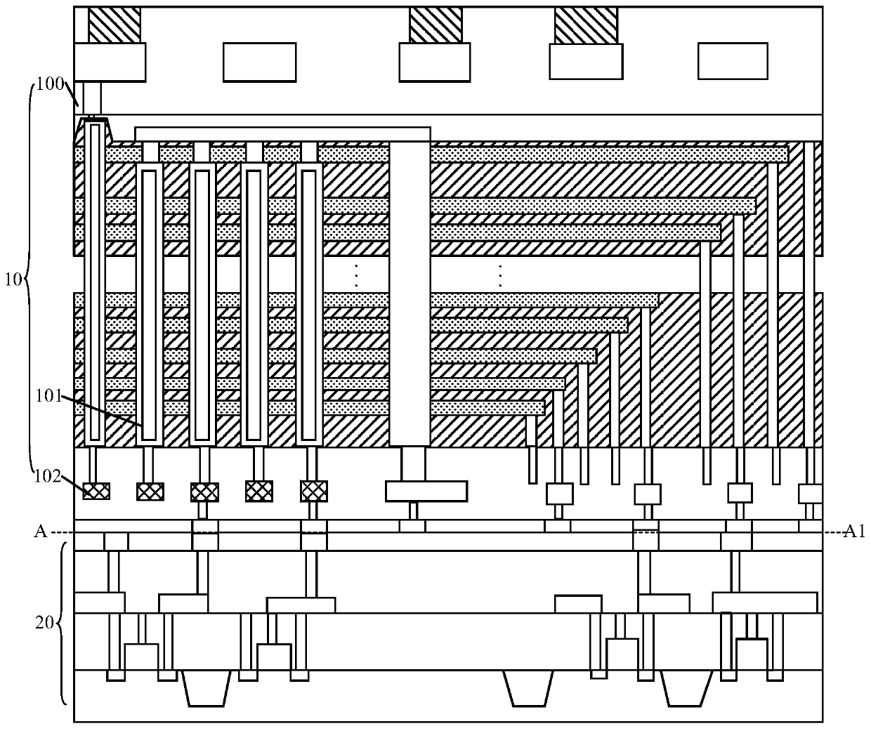 Three-dimensional memory and method of forming the same