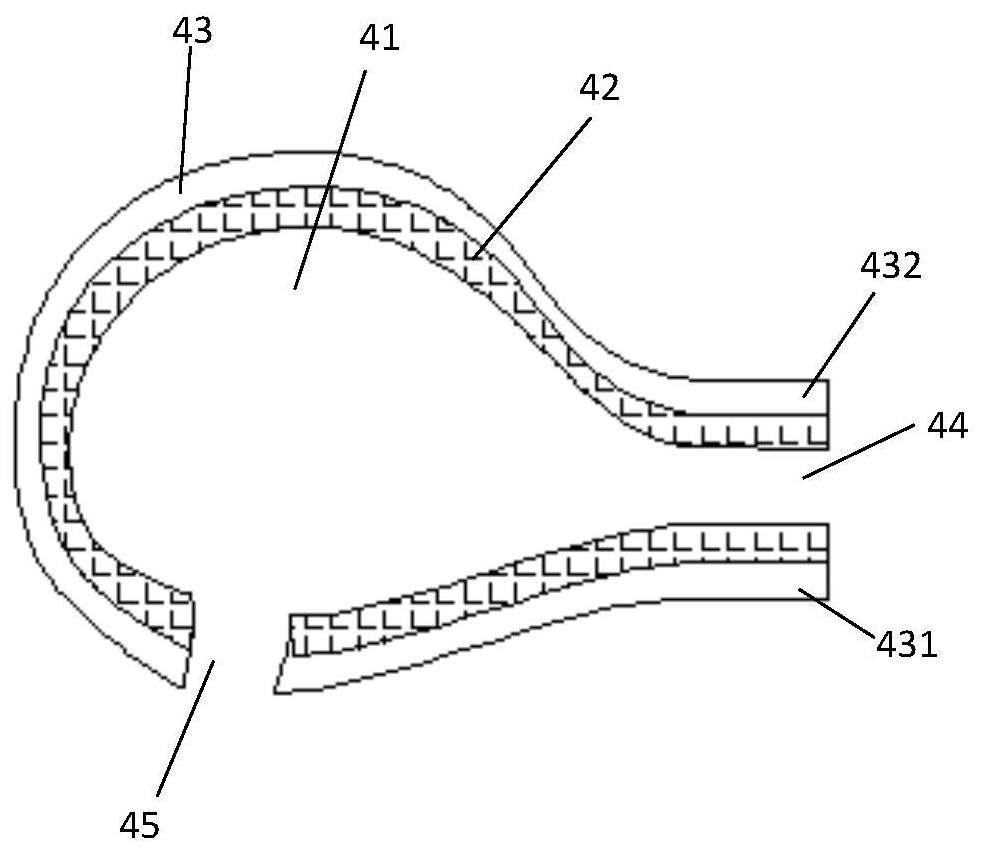 Ironmaking process with external convolution area