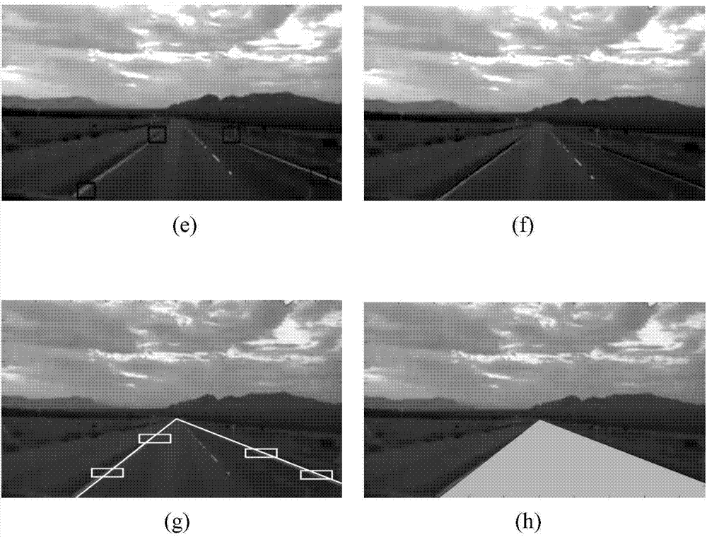 Aircraft landing vision enhancement method based on runway boundary enhancement