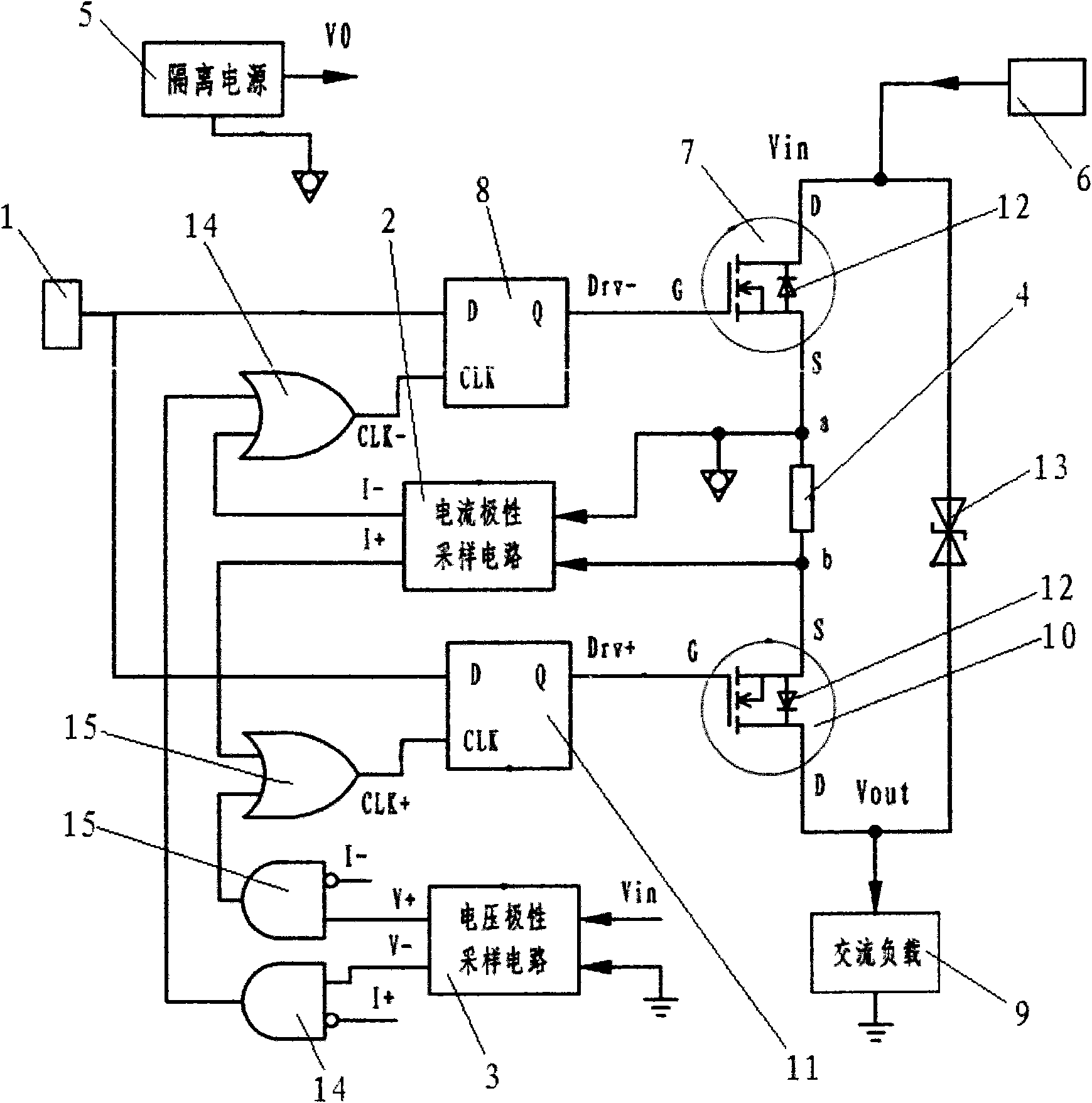 Control method for alternating current solid-state power switch