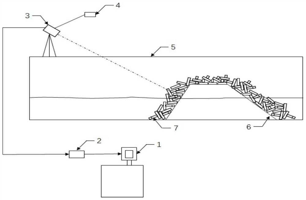 Laboratory space wave real-time measurement method based on visual edge detection