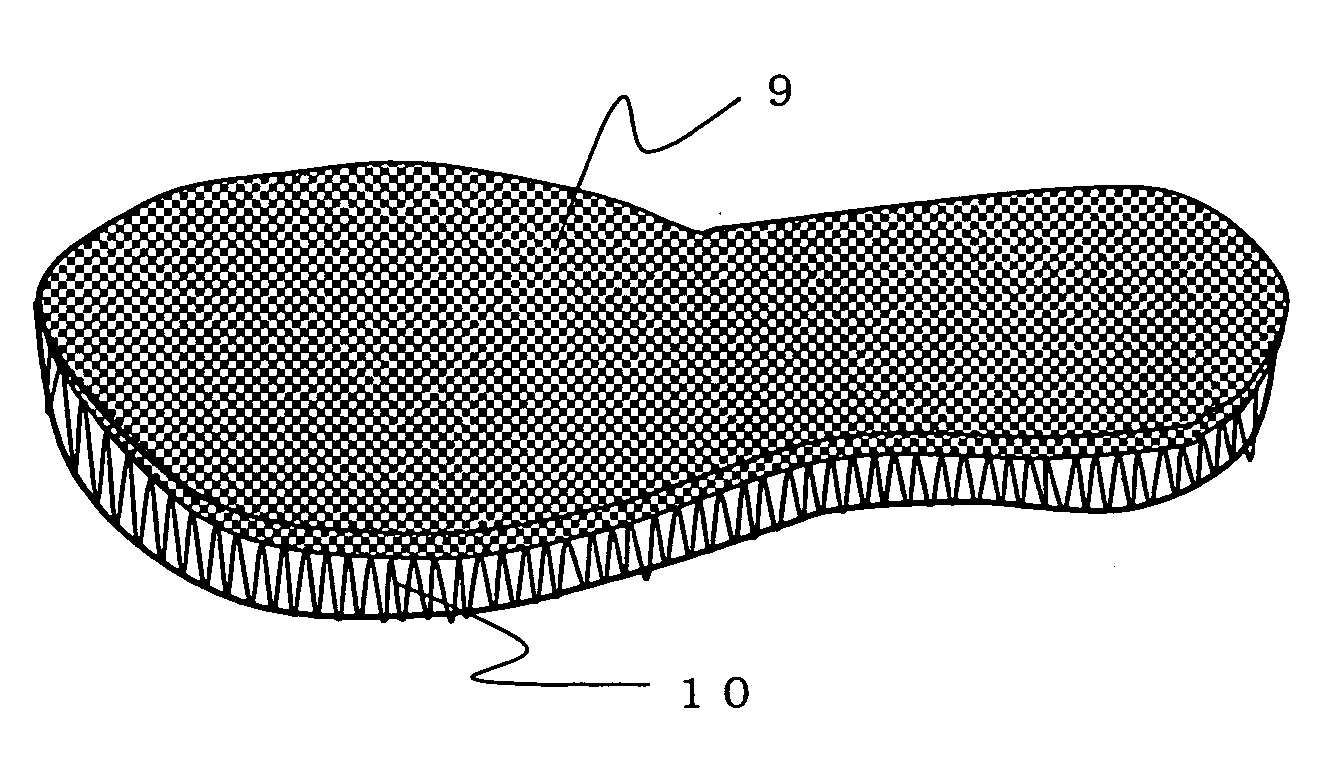 Internal Material of Sole, Shoe Insole and Boot