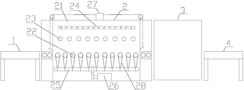 An improved shower room glass tempering unit