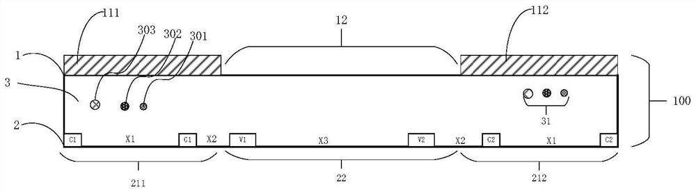 Display module, color development control method and display panel