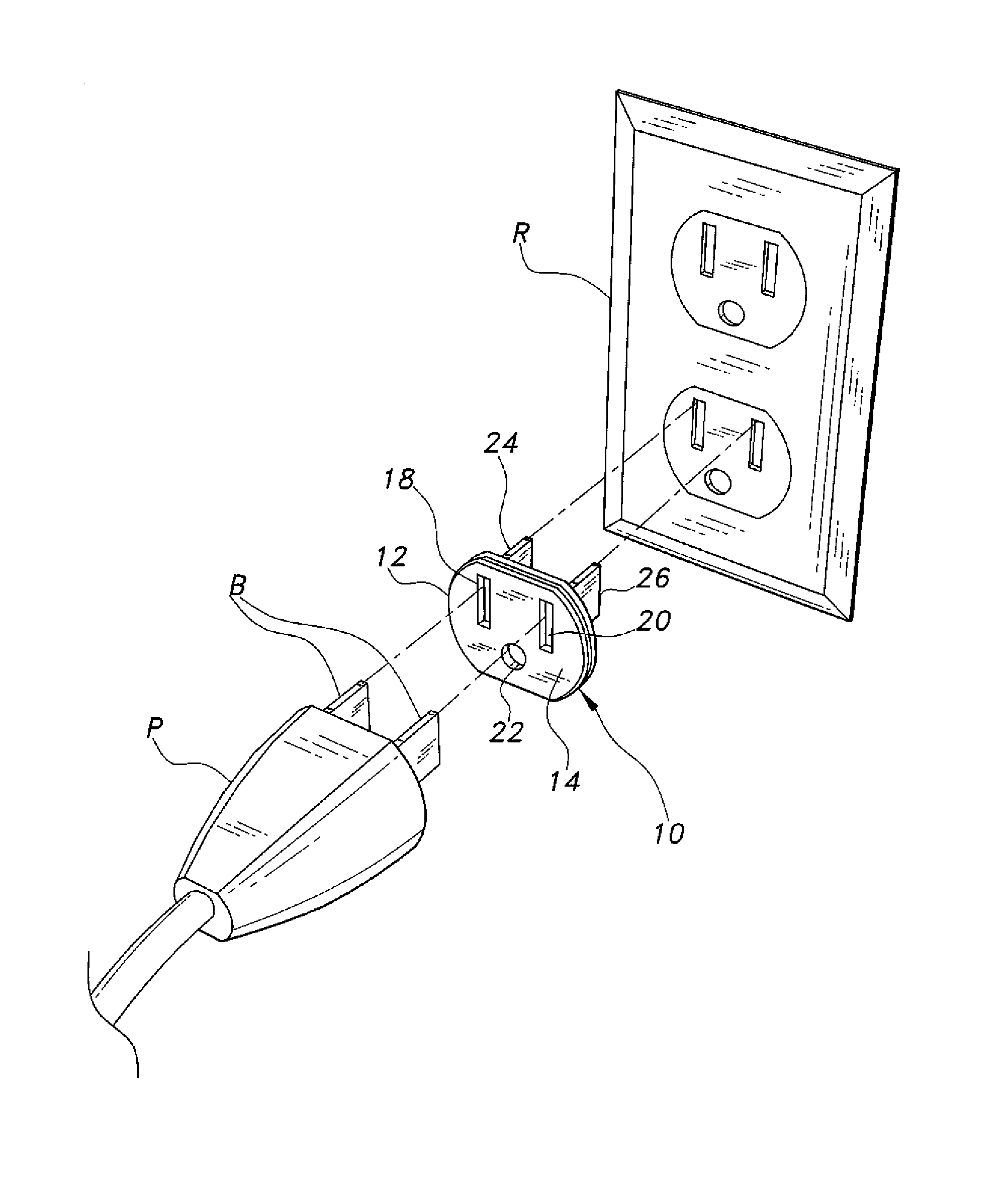 Electrical outlet safety device