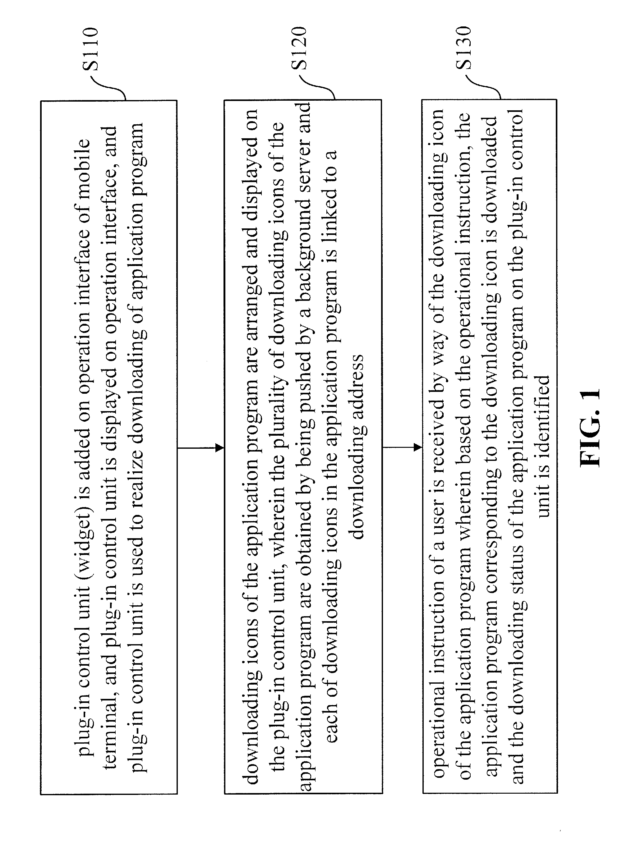 Method for realizing downloading of mobile terminal application program and mobile terminal