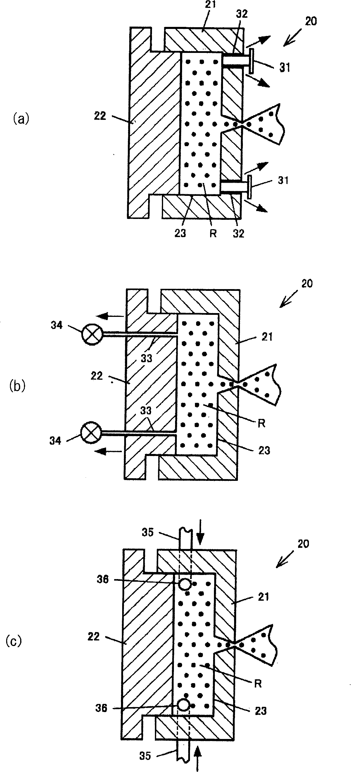 Molding method and apparatus for making resin molded article