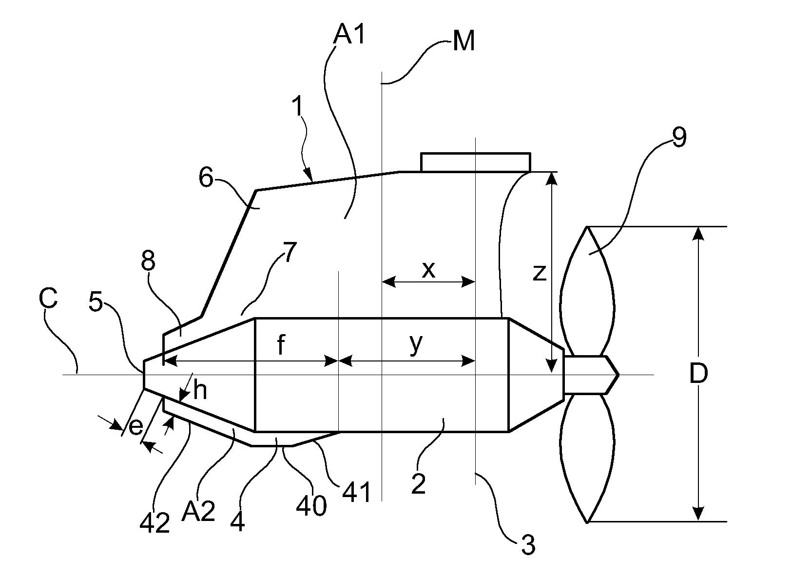 Method of and a device for reducing the azimuthal torque acting on a ...